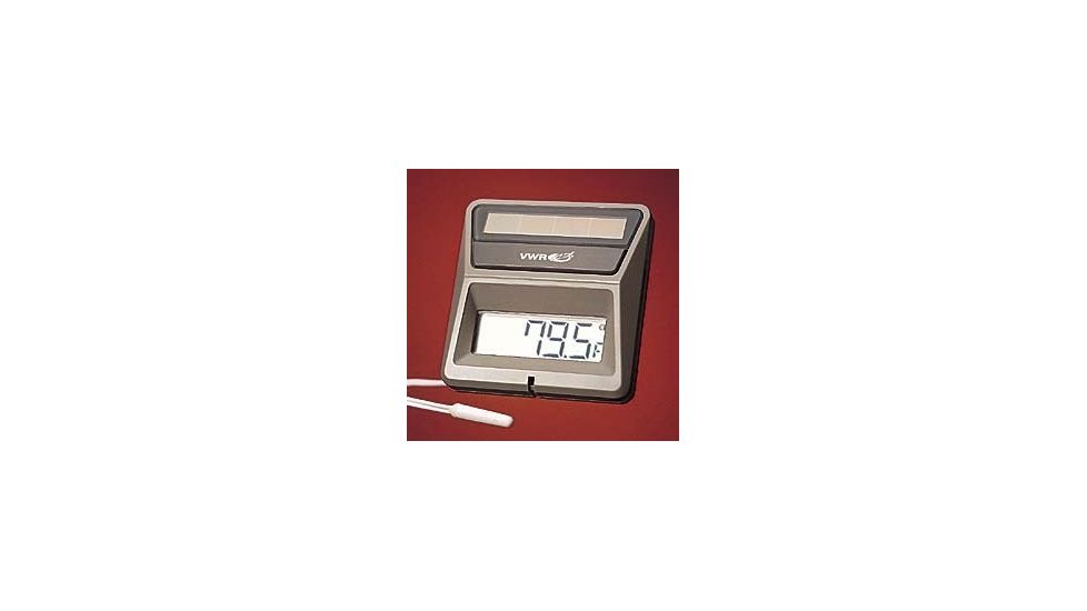 Control Company Solar-Powered Thermometers 4123 With External Sensor And Cable