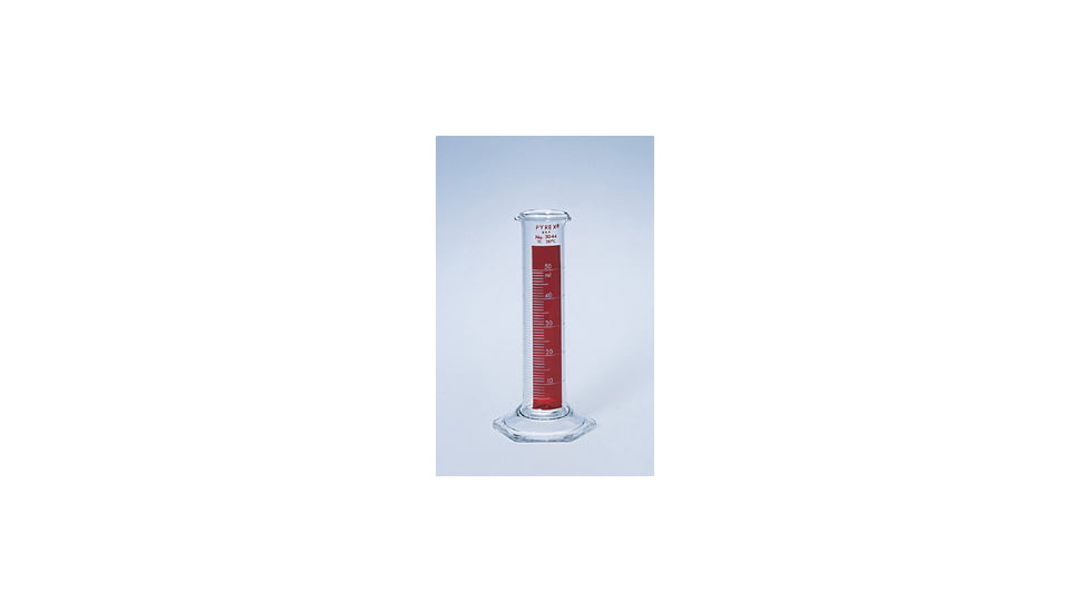 Corning Cylinder Grad Red Pyrex 50ML 3044-50