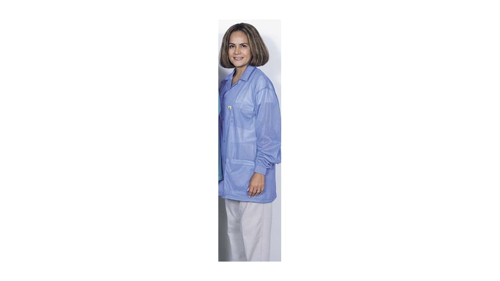 Desco Lab Coat W/ Cuffs Med 73612