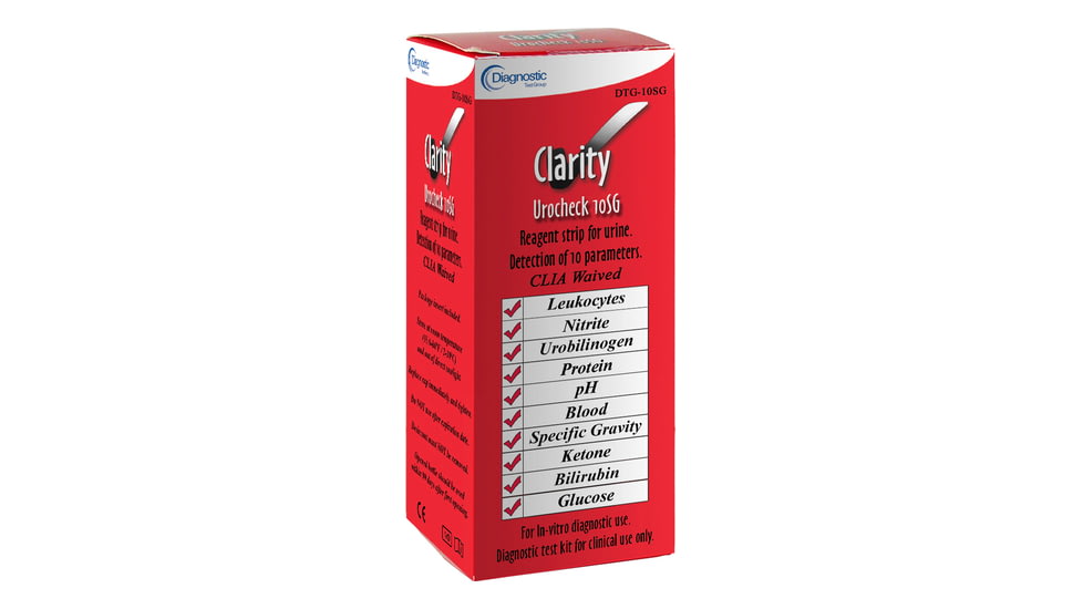 Diagnostic Test Group Urine Strip Blood Pk100 DTG-HEM, Unit PK