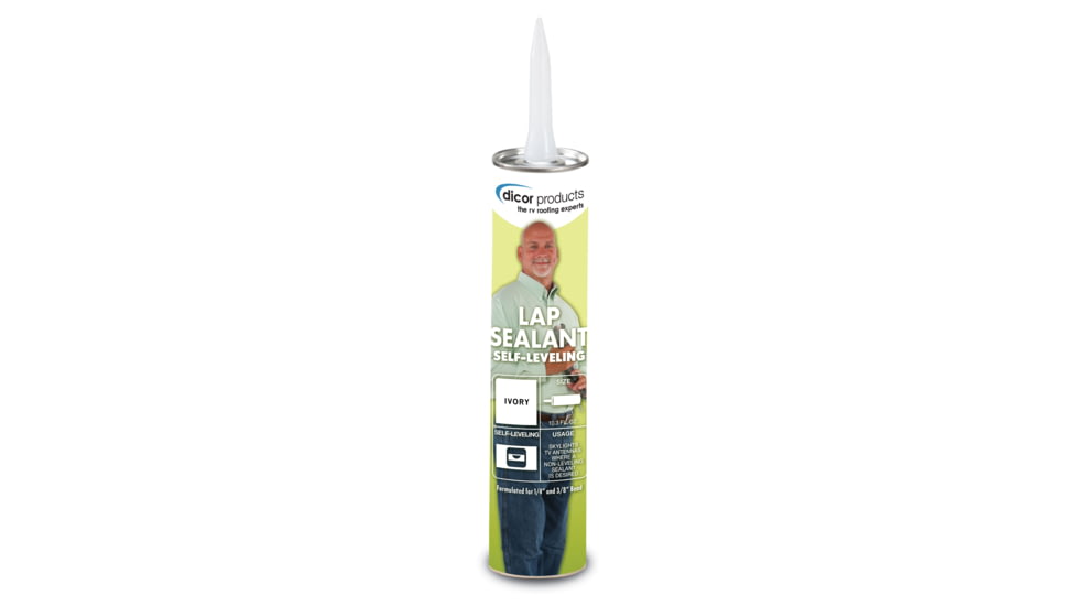 Dicor Corporation EPDM Self-Leveling Lap Sealant, Ivory, 501LSV-1