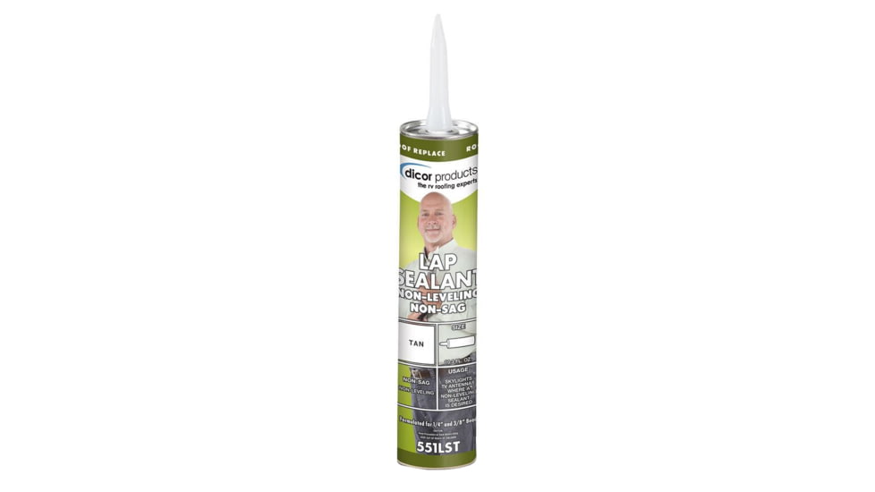 Dicor Lap Seal 10.3oz Tube, Tan, 551LST-1