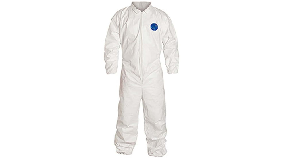 Dupont Tyvek Coverall W/COLLAR XLCS25 TY125SWHXL00 Tyvek Coverall W/COLLAR XLCS25