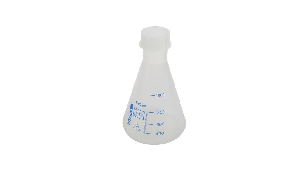 Dynalon Flask Erlenmeyer Cap 1000ML Pp 341505, Each