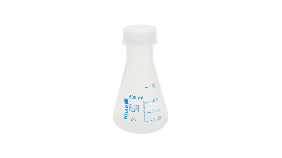 Dynalon FLSK,ERLENMEYER W/CLOS.PP500ML 341495, Each