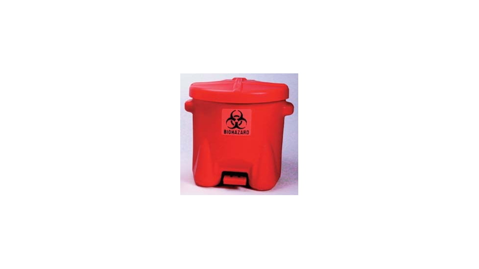 Eagle Manufacturing Can Red Biohazardous 10GL 945-BIO