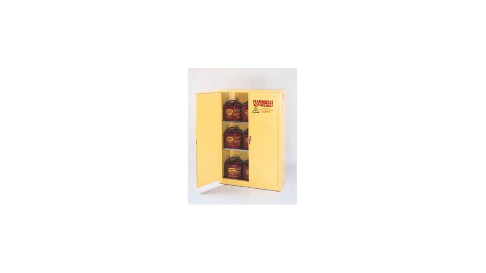 Eagle Manufacturing Flammable Liquids Safety Storage Cabinets, Eagle Manufacturing 1905 Floor Cabinet, 1 Self-Closing Door, 1 Shelf