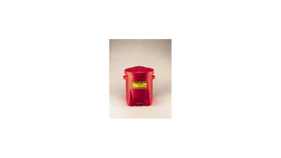 Eagle Manufacturing Oily Waste Can Poly Red 6GL 933FL