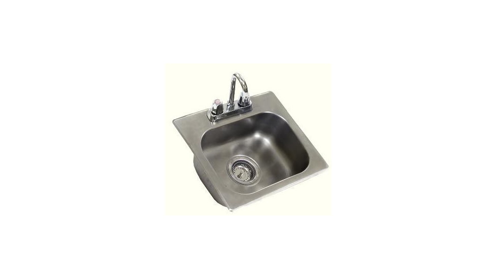 Eagle MHC Sink Self Rim 1 Bowl 14x10x5 SR14-10-5-1, Unit EA