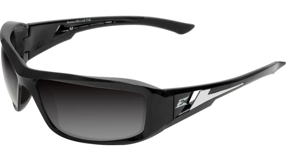 Edge Eyewear Brazeau Safety Glasses Black Frame Polarized Gradient Lens Txbg216