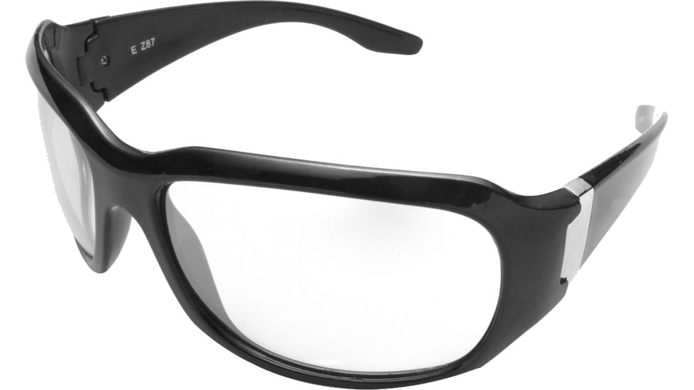 Edge Eyewear Civetta Safety Glasses Black Frame Anti Reflective Lens Yc111ar