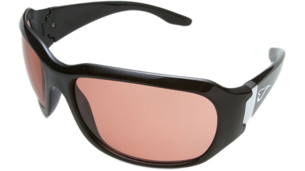 Edge Eyewear Civetta Safety Glasses Black Frame Copper Driving Lens Yc115
