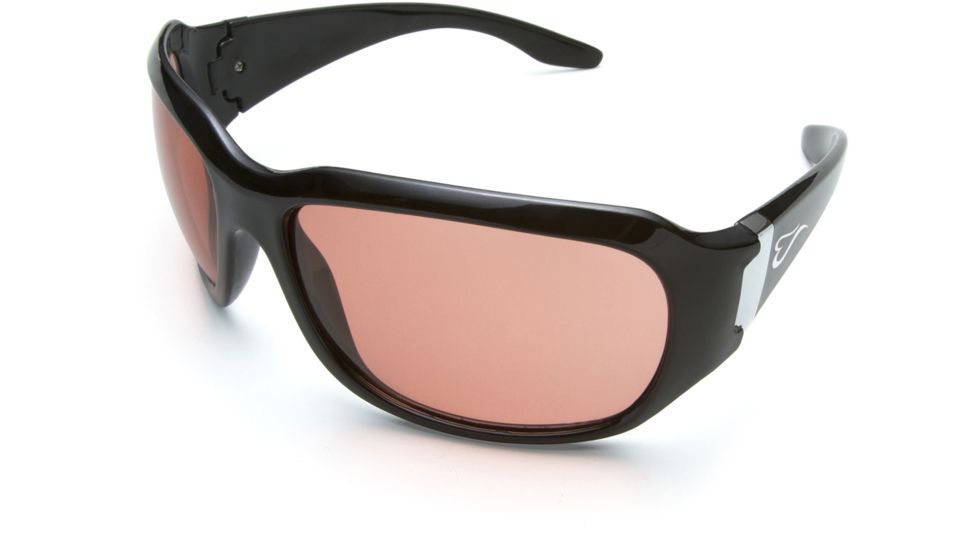 Edge Eyewear Civetta Safety Glasses - Black Frame, Copper "Driving" Lens YC115