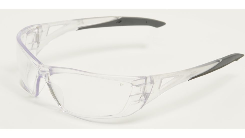 Edge Eyewear Delano Safety Glasses - Black Frame, Clear Lens SD111
