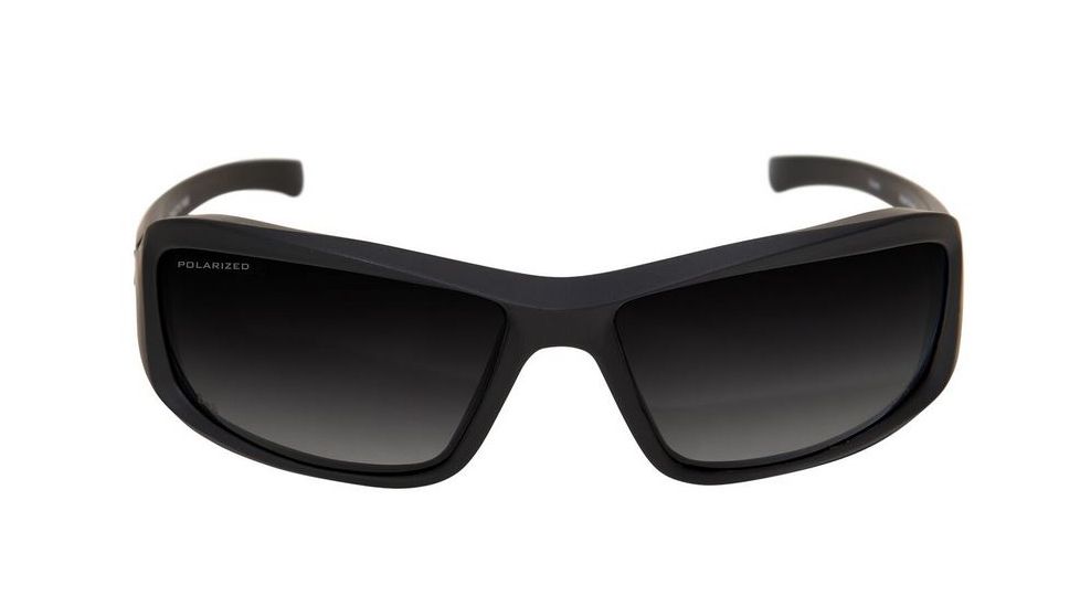 Edge Eyewear Hamel Safety Glasses - Black Frame, Gradient Lens, Polarized TXHG716