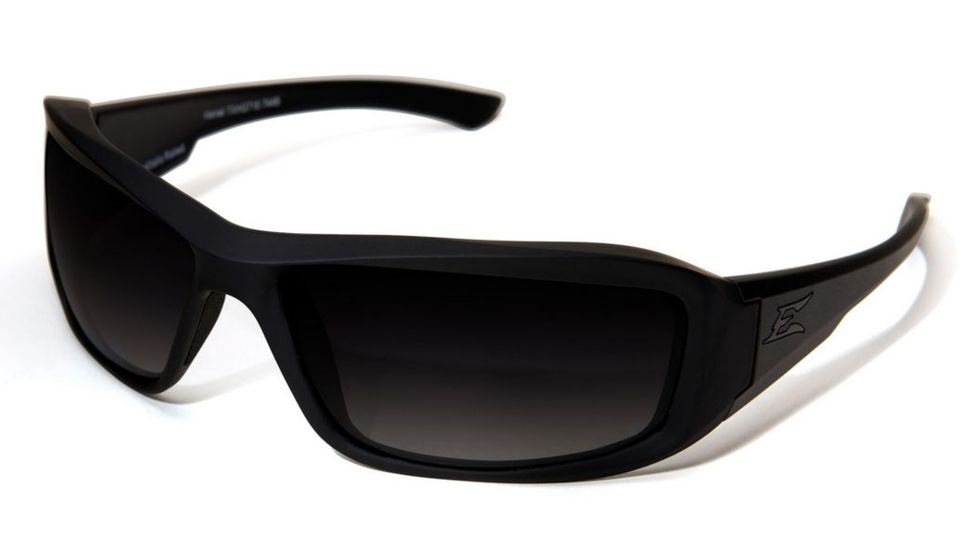 Edge Eyewear Hamel Safety Glasses - Black Frame, Gradient Lens, Polarized TXHG716