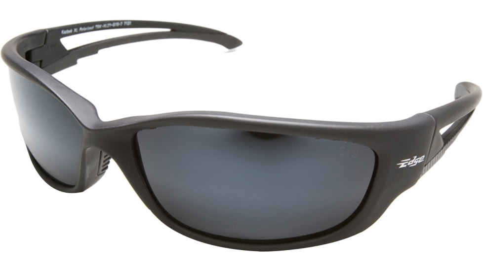 Edge Eyewear Kazbek Xl Safety Glasses Black Frame Polarized G 15 Silver Mirror Lens Tsk Xl21 G15 7