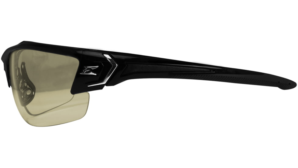 Edge Eyewear Khor G2 Safety Glasses - Black Frame / Clear Anti-Reflective Lenses, One Size, SDK111AR-G2
