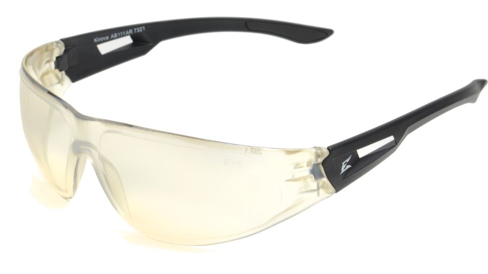 Edge Eyewear Kirova Safety Glasses - Black Frame, Anti-Reflective Lens AB111AR