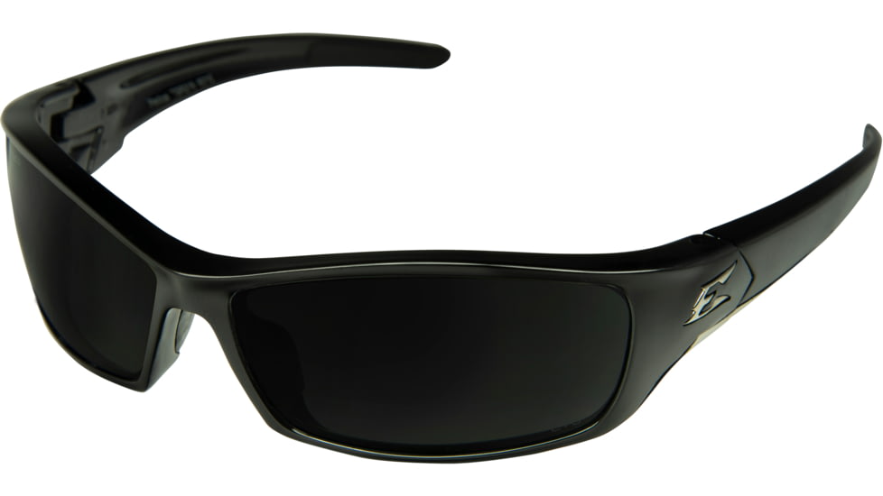 Edge Eyewear Reclus Safety Glasses - Black Frame / Polarized Smoke Lens, One Size, TSR216