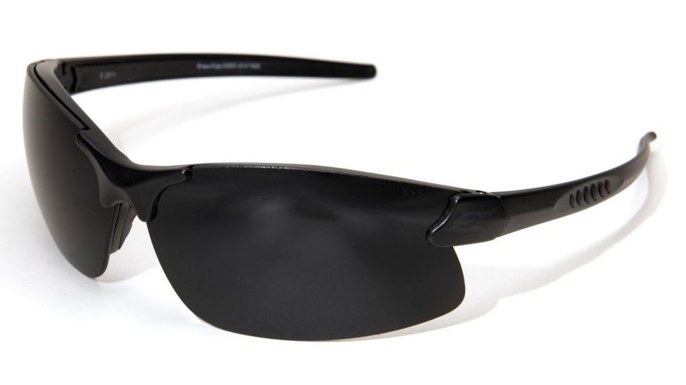 Edge Eyewear Sharp Edge Safety Glasses - Black Frame, G-15 Lens SSE61-G15