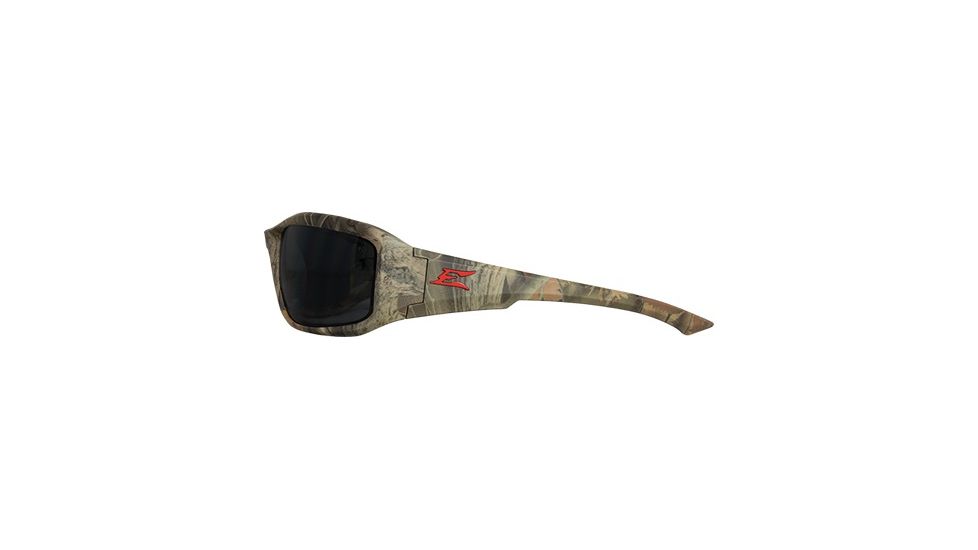 Edge Safety Brazeau with Red E Logo, Polarized Smoke Lens, Camouflage Frame, TXB216CF-E5