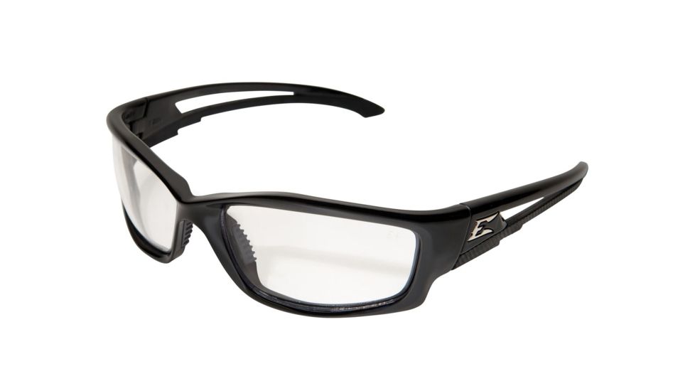Edge Safety Kazbek Safety Glasses,Black Frame,Clear Vapor Shield Lens, SK111VS