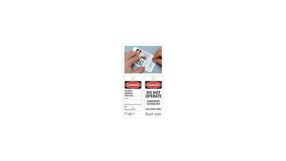 Electromark Tag Danger Photo SELF-LAM PK25 T140S