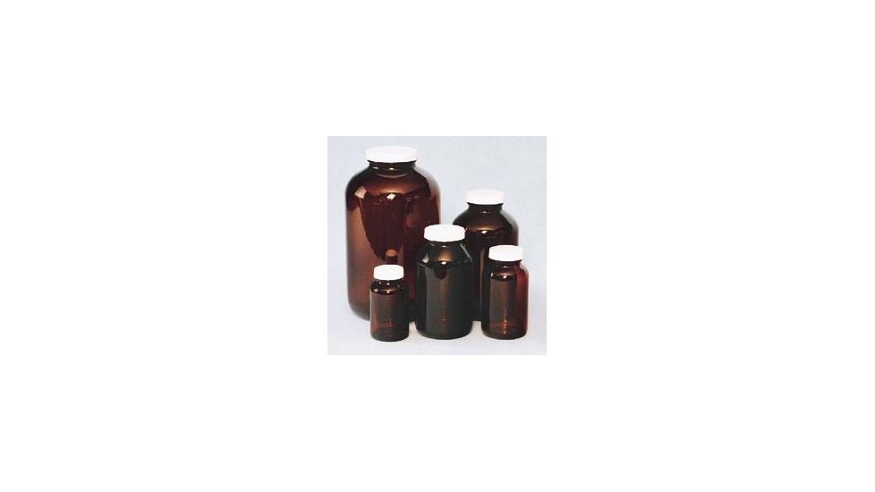 EP Scientific Wide Mouth Packers, Amber Glass, with Caps, EP Scientific Products 323-80A Level 3
