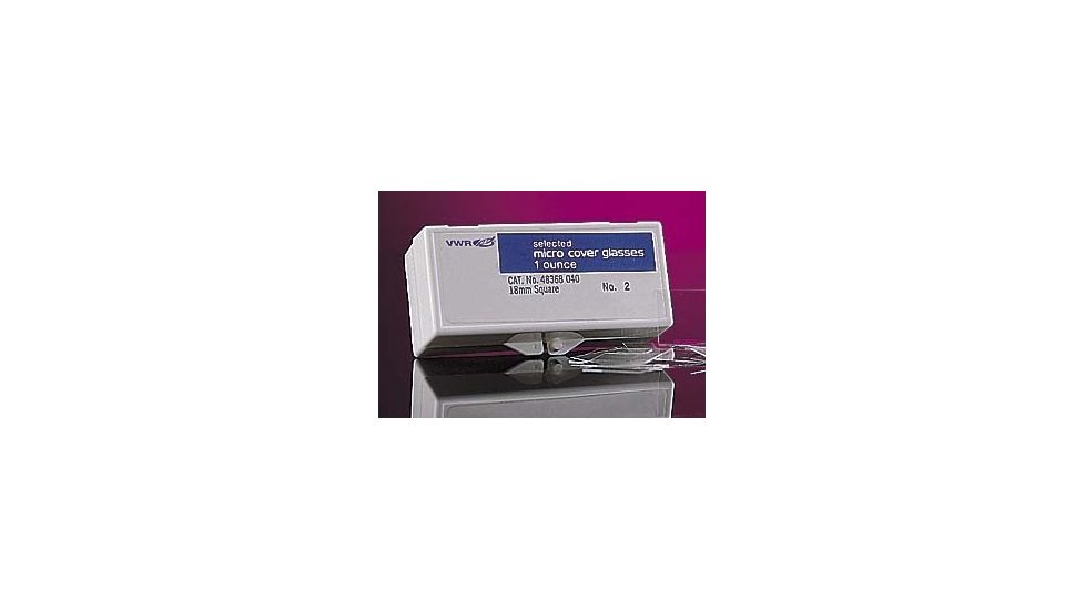 Erie Scientific Micro Cover Glasses, Case of 1, Square, No. 2, 25X25-2