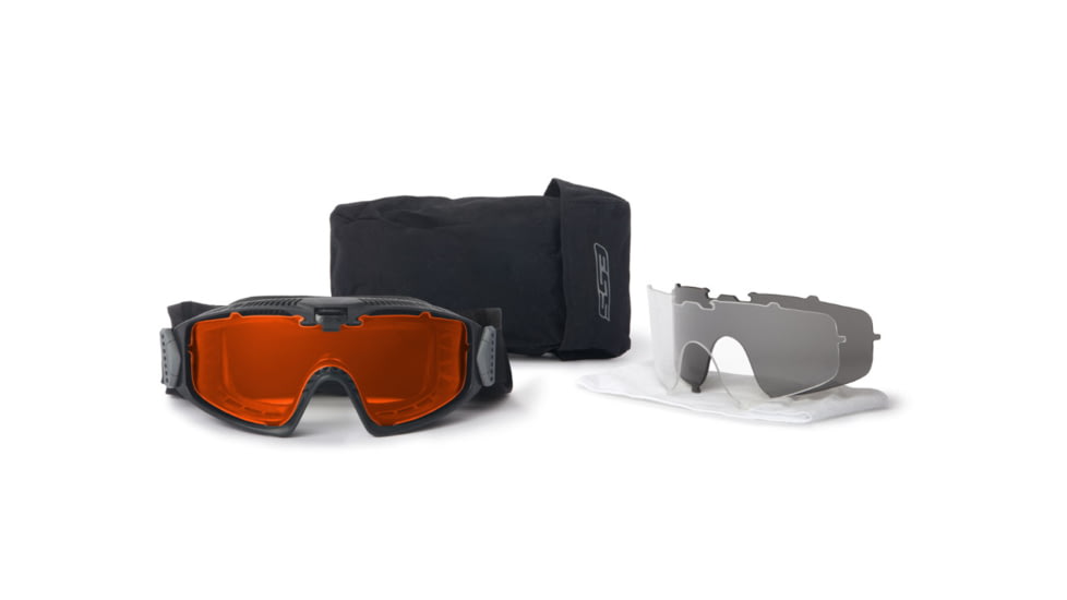 ESS Influx Black Laser 3LS LPL-5+ Safety Glasses, Black, Unisex, EE7015-36