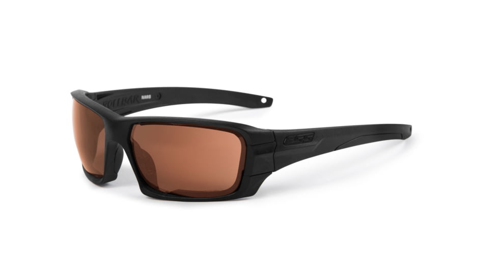 ESS Rollbar NAROTacticalSubduedLogo Safety Glasses, Black, Unisex, EE9039-04