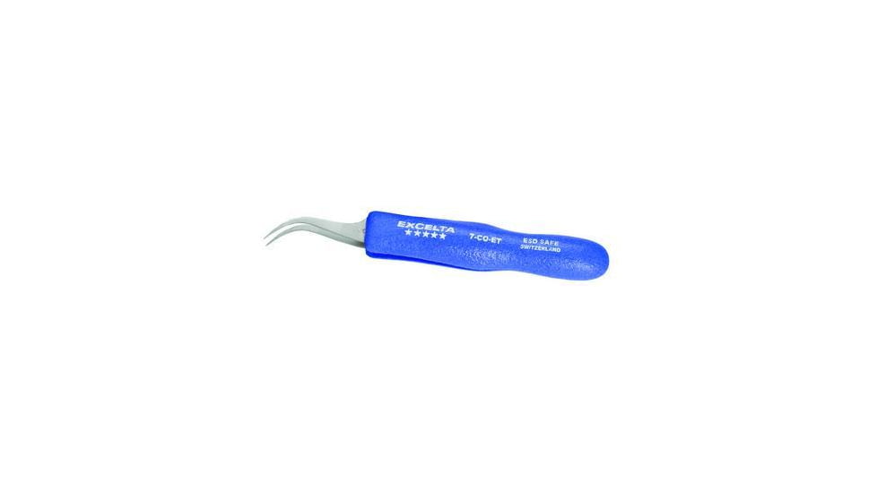 Excelta Tweezers Curved Cobalt 114.3MM 7-CO-ET