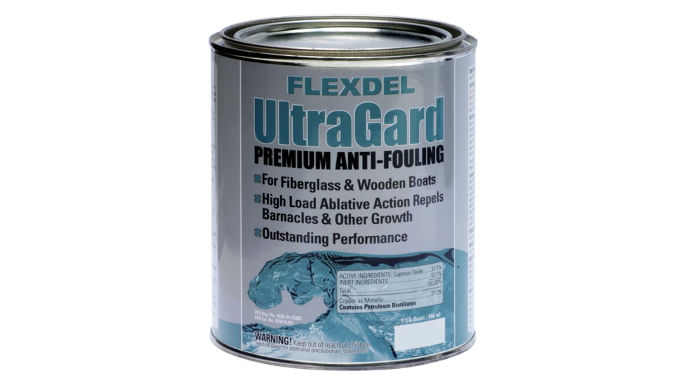 Flexdel Ultragard Premium Antifouling Paint, Blue, Quart, 65003