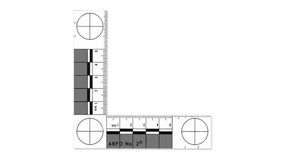 Forensics Source ABFO Scale, 25 Pack 6-3875-25