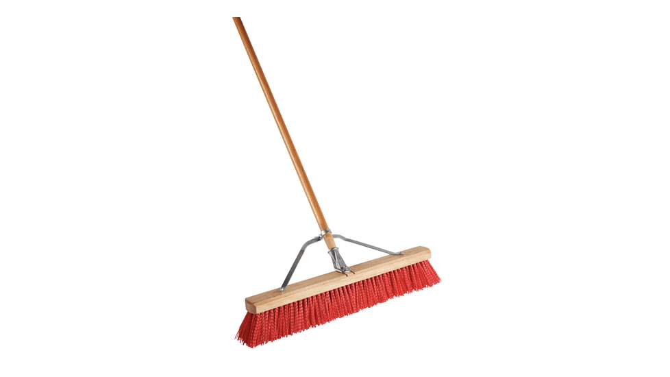 Freudenberg Household Products Pushbroom 24in Roughasmbld Red 123226, Unit EA