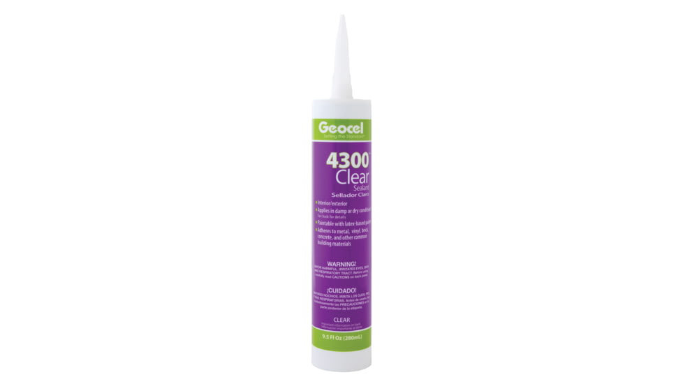 Geocel 4300 Sealant - 9.5oz, Clear, 9.5 oz., GC58000