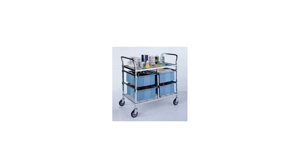 Gillis Service Cart 2-BAY W/NO Tote B TBC243N