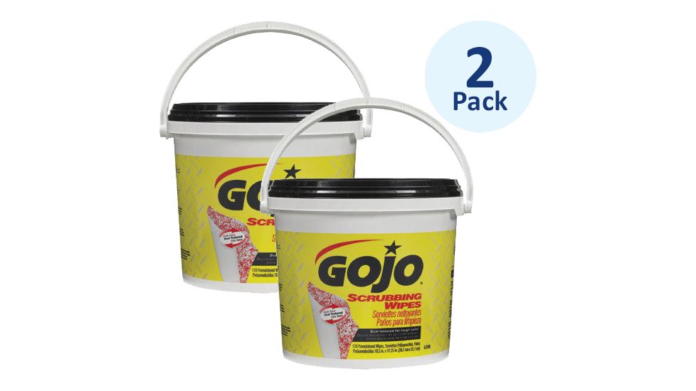 Gojo Scrubbing Wipes 170count 315-6398-02, Unit CS