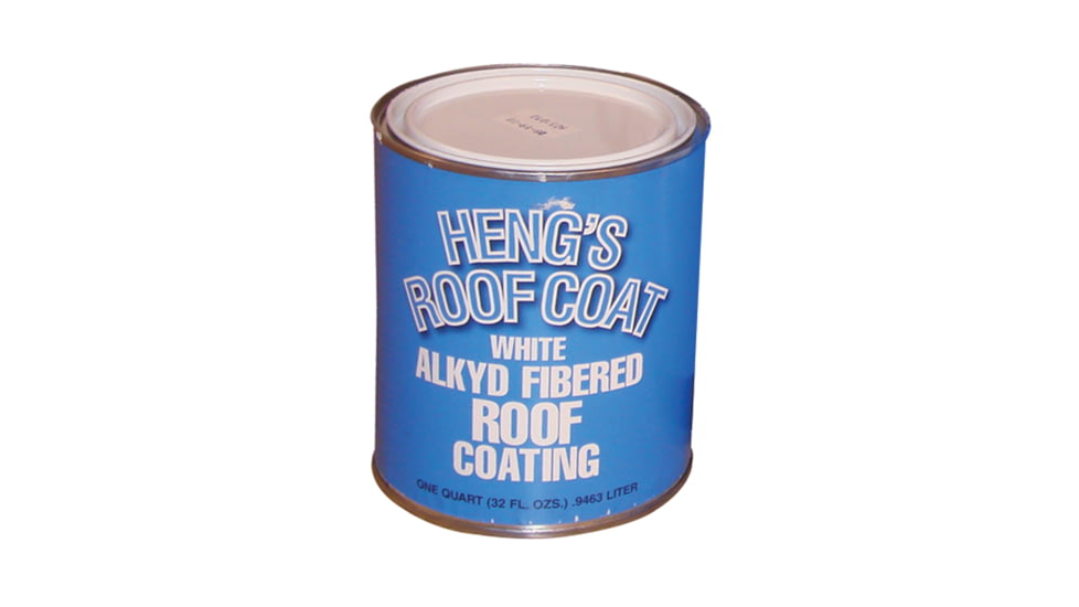 Hengs Roof Coating Alkyd Qt, White, 16-45032