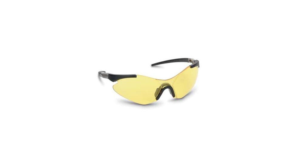 HL Bouton Sfty Glsses 6300 BLK-BLK/AMBER 63MB-003