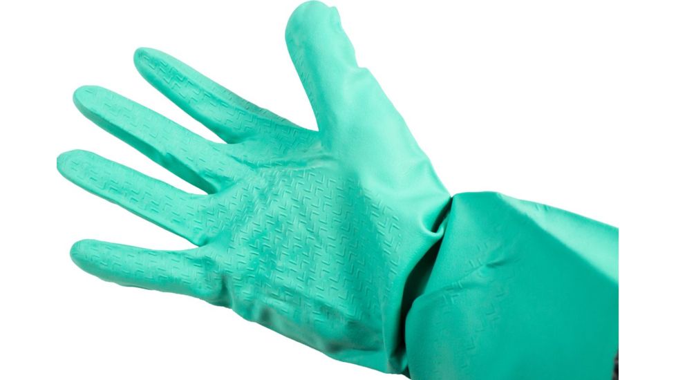 Honeywell Glove Green Nitrile, Size 9 PS,Single Pair NI15FLV9