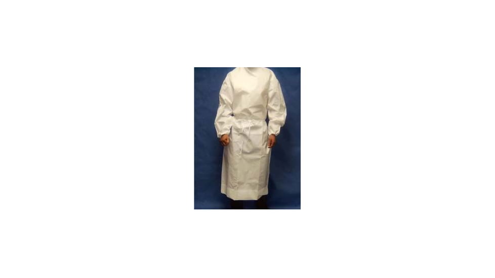 HPK Industries Gown Acid Coat Wht S/M CS30 7033-S/M