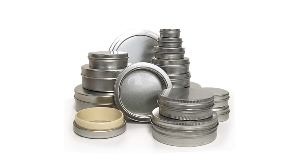 Independent Can Company Seamless Tin, Shallow Drawn, model 207X012, 2.44D x 0.75H in, 36001382