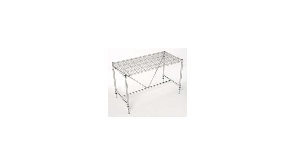 Intermetro Industries Clean TABLE-PERF Top W/OVERHED CTP3072S-H