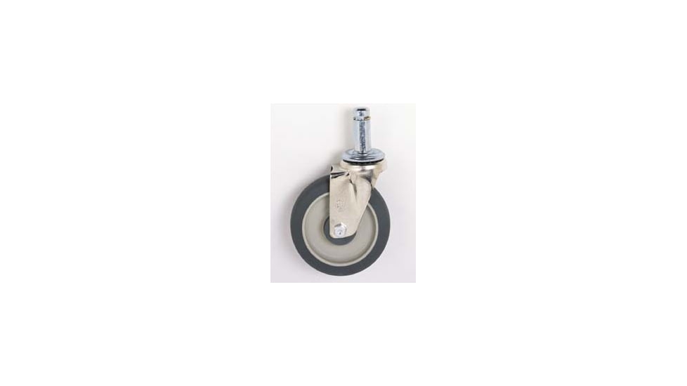 Intermetro Industries Stem Casters RIGD5INPLYURTHANE 5PCRX
