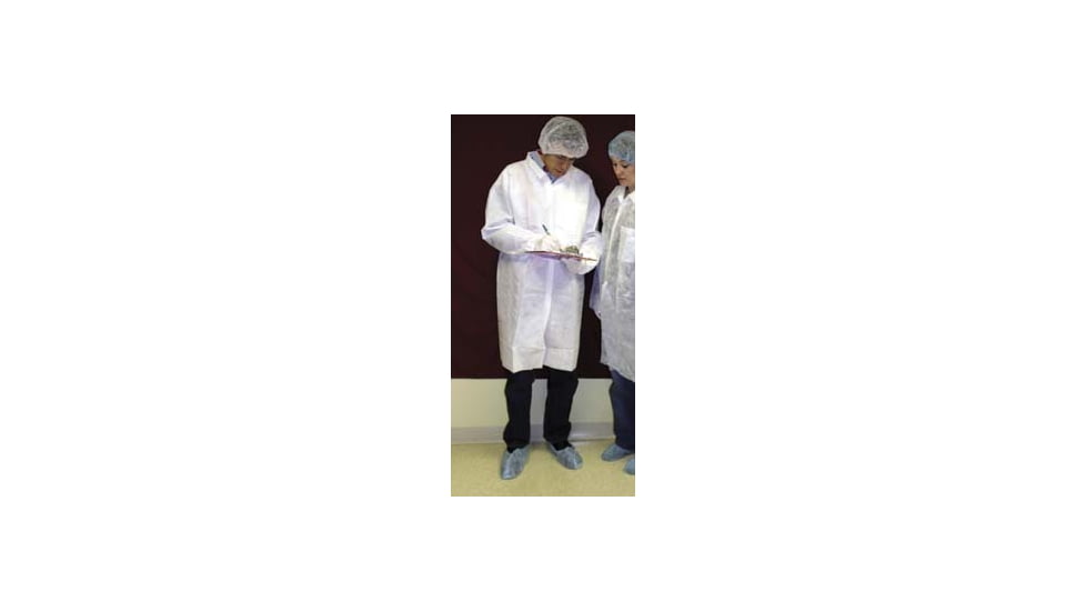 International Enviroguard Labcoat White Polypro CS50 2026EL