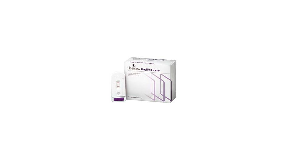 Inverness Medical Clearview D-DIIMER Kit (10 T) 6100KCV
