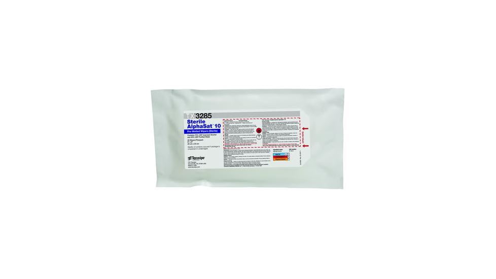 ITW-Texwipe Alphasat Sterile 70% Ipa PK20 TX3285, Package