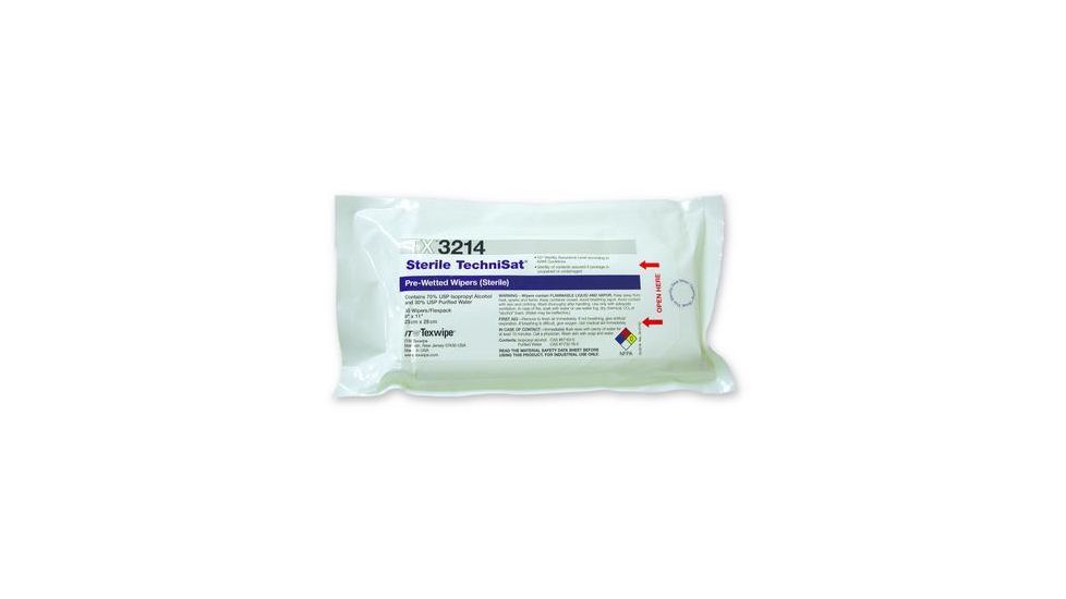 ITW-Texwipe Wipers Techsat 9X11 Str 50SHTS TX3214, Each